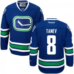 Vancouver Canucks Christopher Tanev Official Royal Blue Reebok Premier Adult Alternate NHL Hockey Jersey