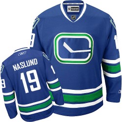 Vancouver Canucks Markus Naslund Official Royal Blue Reebok Authentic Adult New Third NHL Hockey Jersey