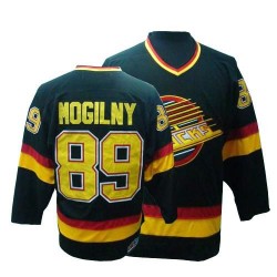 Vancouver Canucks Alexander Mogilny Official Black CCM Authentic Adult Vintage Throwback NHL Hockey Jersey