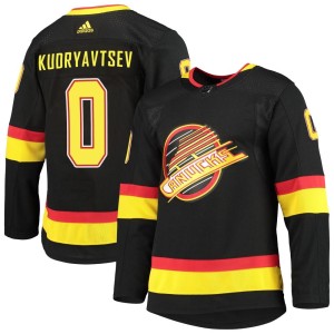 Vancouver Canucks Kirill Kudryavtsev Official Black Adidas Authentic Adult Alternate Primegreen Pro NHL Hockey Jersey