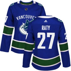 Vancouver Canucks Aatu Raty Official Blue Adidas Authentic Women's Home NHL Hockey Jersey