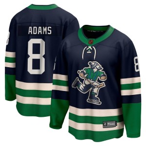 Vancouver Canucks Greg Adams Official Navy Fanatics Branded Breakaway Adult Special Edition 2.0 NHL Hockey Jersey