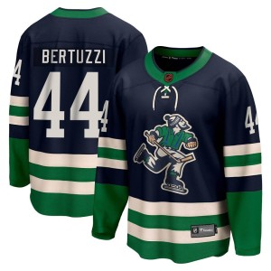 Vancouver Canucks Todd Bertuzzi Official Navy Fanatics Branded Breakaway Adult Special Edition 2.0 NHL Hockey Jersey