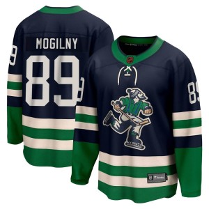 Vancouver Canucks Alexander Mogilny Official Navy Fanatics Branded Breakaway Adult Special Edition 2.0 NHL Hockey Jersey