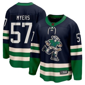 Vancouver Canucks Tyler Myers Official Navy Fanatics Branded Breakaway Adult Special Edition 2.0 NHL Hockey Jersey