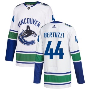 Vancouver Canucks Todd Bertuzzi Official White Adidas Authentic Adult zied Away NHL Hockey Jersey