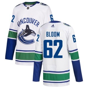 Vancouver Canucks Josh Bloom Official White Adidas Authentic Adult Away NHL Hockey Jersey