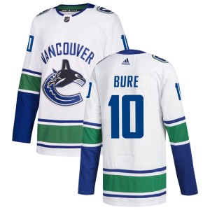 Vancouver Canucks Pavel Bure Official White Adidas Authentic Adult zied Away NHL Hockey Jersey