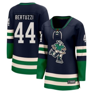 Vancouver Canucks Todd Bertuzzi Official Navy Fanatics Branded Breakaway Women's Special Edition 2.0 NHL Hockey Jersey