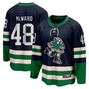 Vancouver Canucks Cole McWard Official Navy Fanatics Branded Breakaway Youth Special Edition 2.0 NHL Hockey Jersey